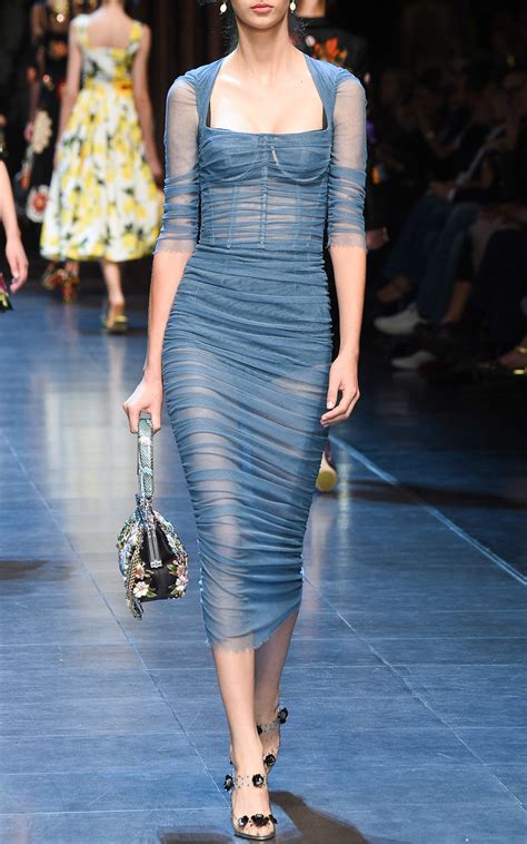 dolce gabbana blue dress|Dolce & Gabbana dresses 2021.